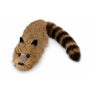 Vintage Rocky Raccoon Puppet Magic Trick Realistic Fur Animal Toy Prop